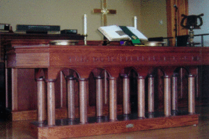 Church Wood Stains for Worship Furniture